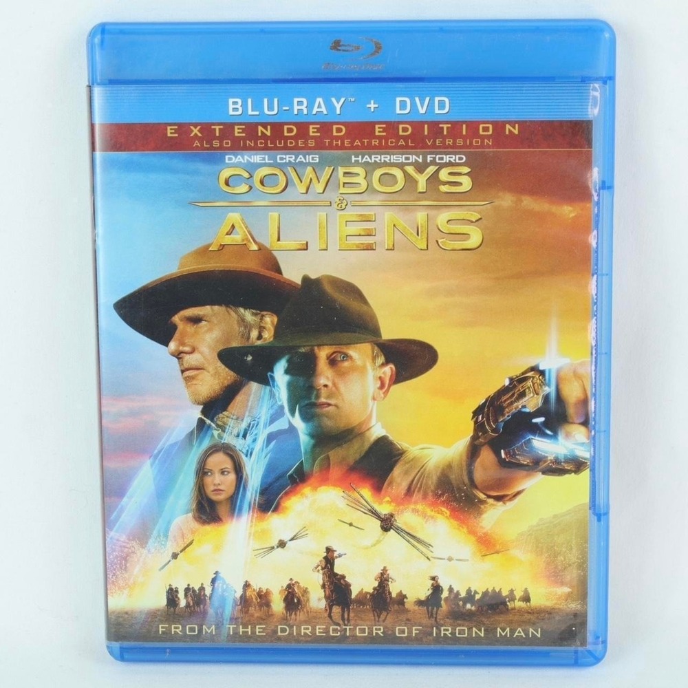 Cowboys‎ & Aliens Extended Edition Blu-Ray DVD Movie